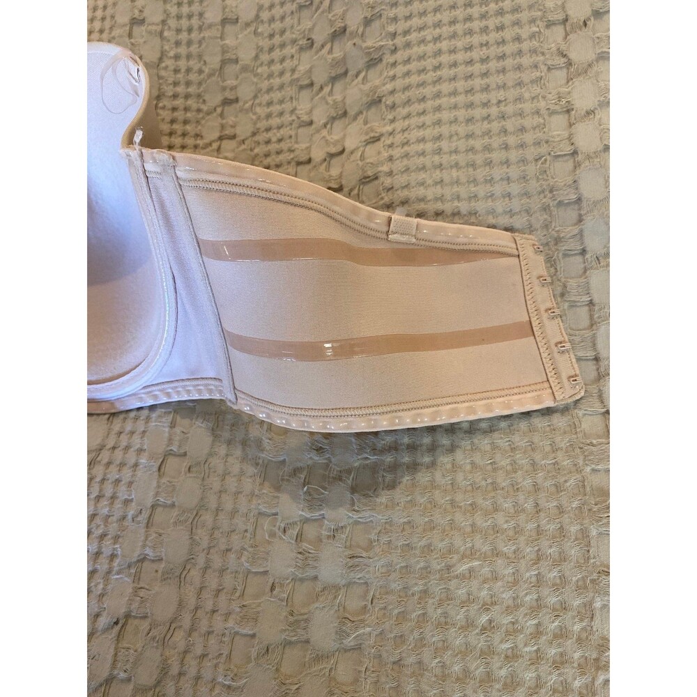 Vanity Fair Strapless Underwire Bra 40D Nude Color 5 Hooks Model 74380 - Picture 6 of 9